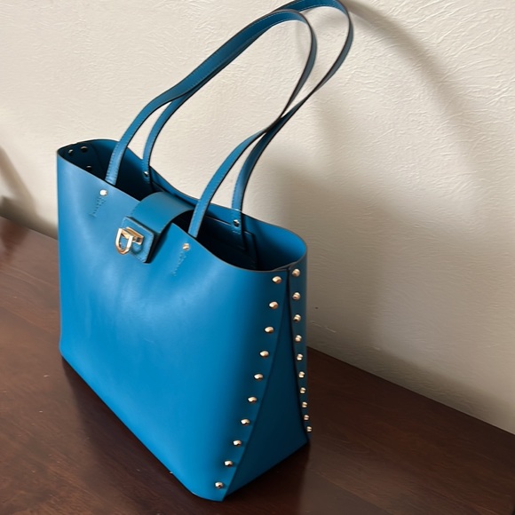 Michael Kors Manhattan Large Tote Leather Lagoon - Picture 3 of 17